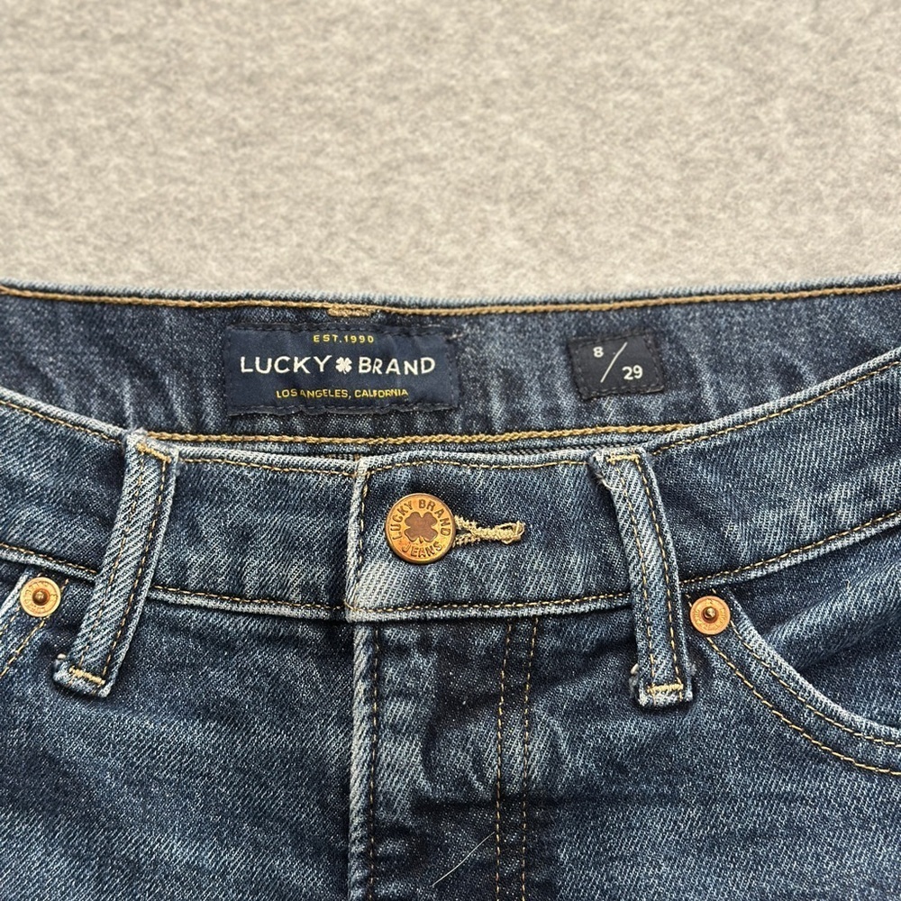 Lucky Brand Women's Dark Blue Jean Shorts - Picture 2 of 6